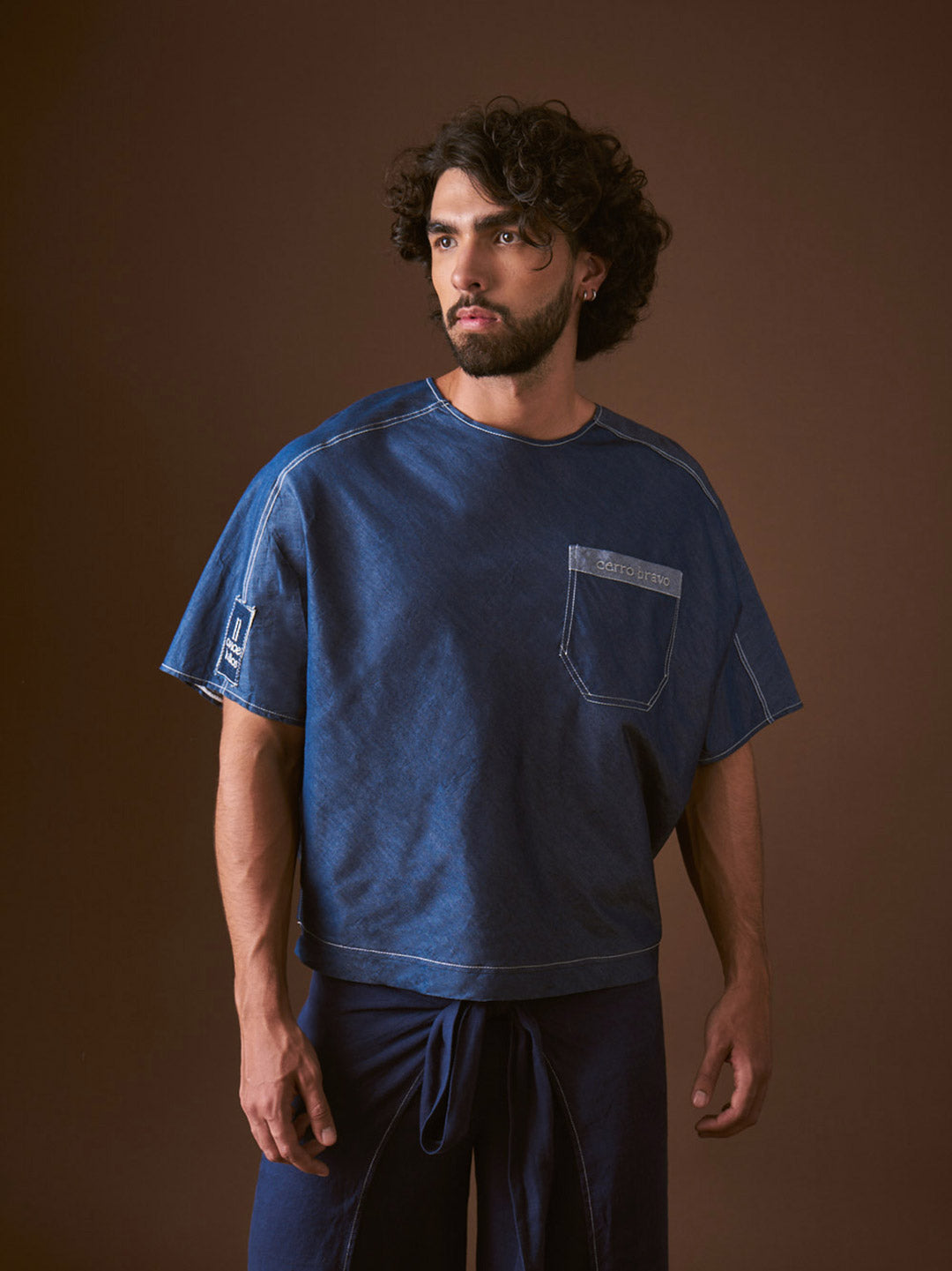 Camiseta en Denim Cerro Bravo