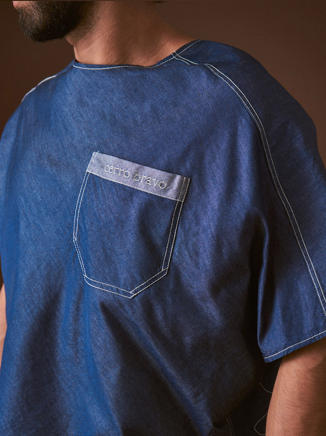 Camiseta en Denim Cerro Bravo