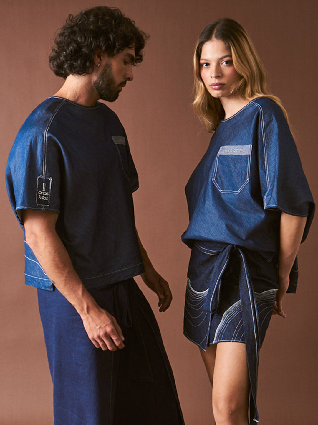Camiseta en Denim Cerro Bravo