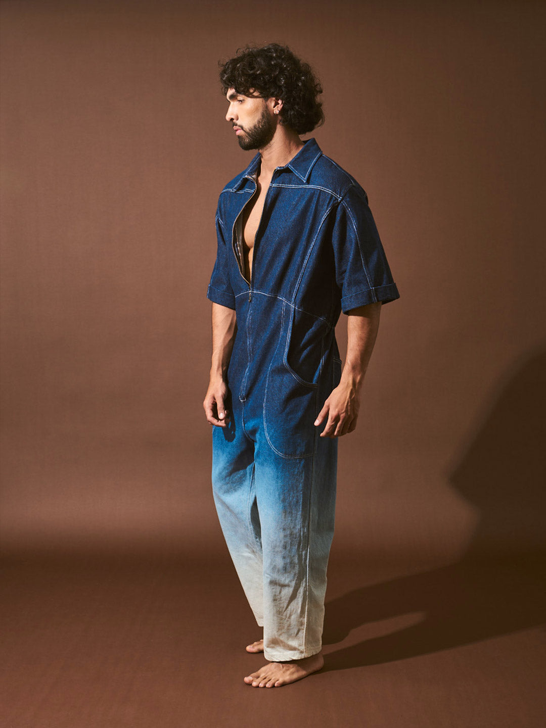 Enterizo en Denim lavado Once