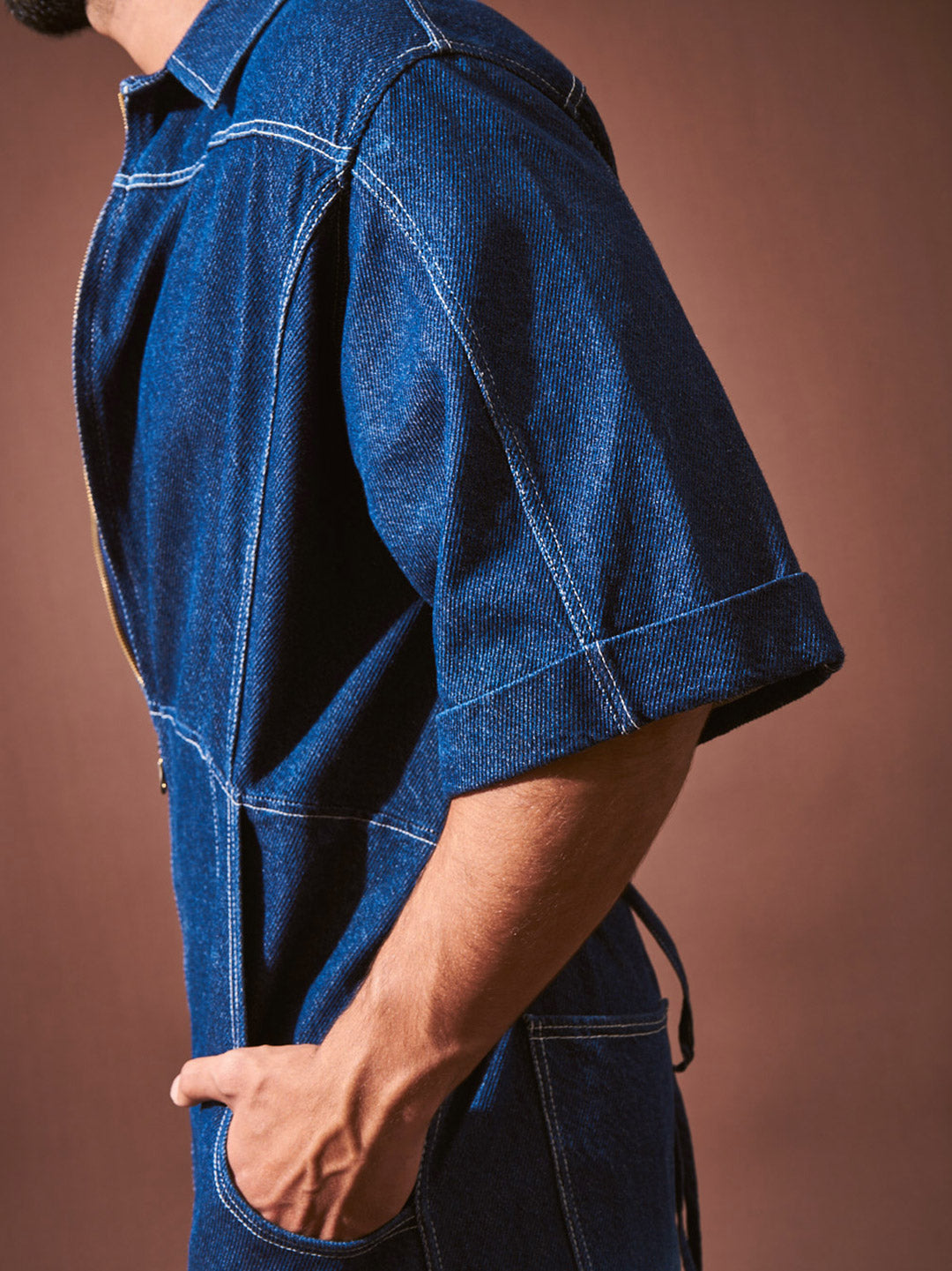 Enterizo en Denim lavado Once
