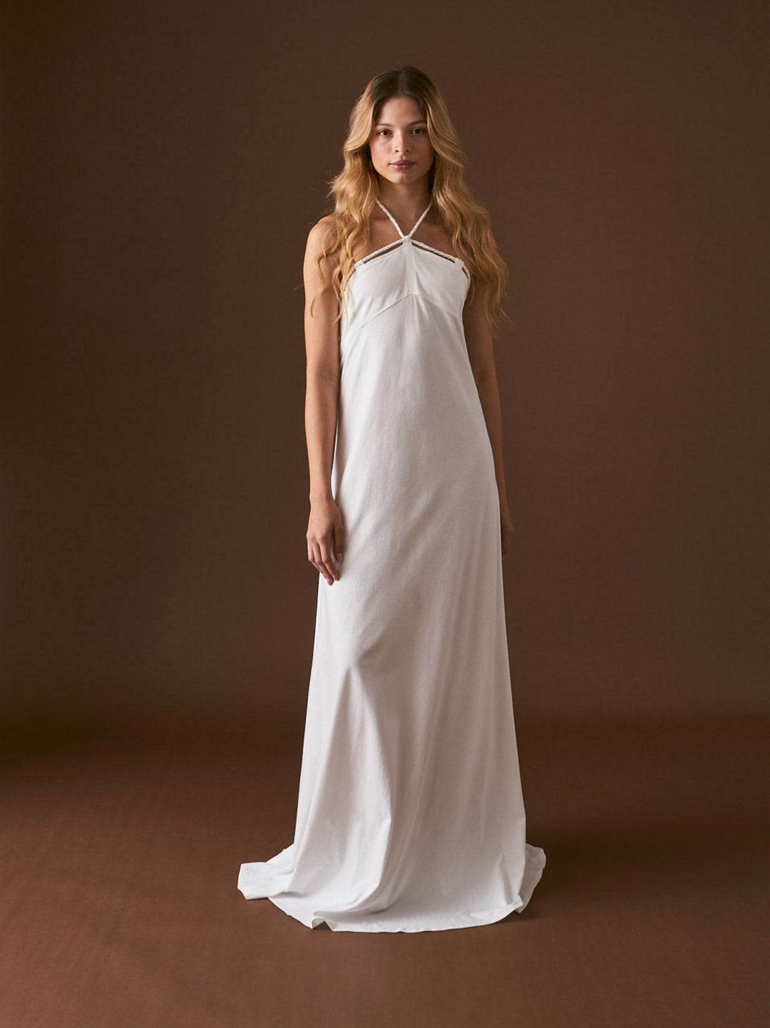 Vestido largo en Algodón Veintidós