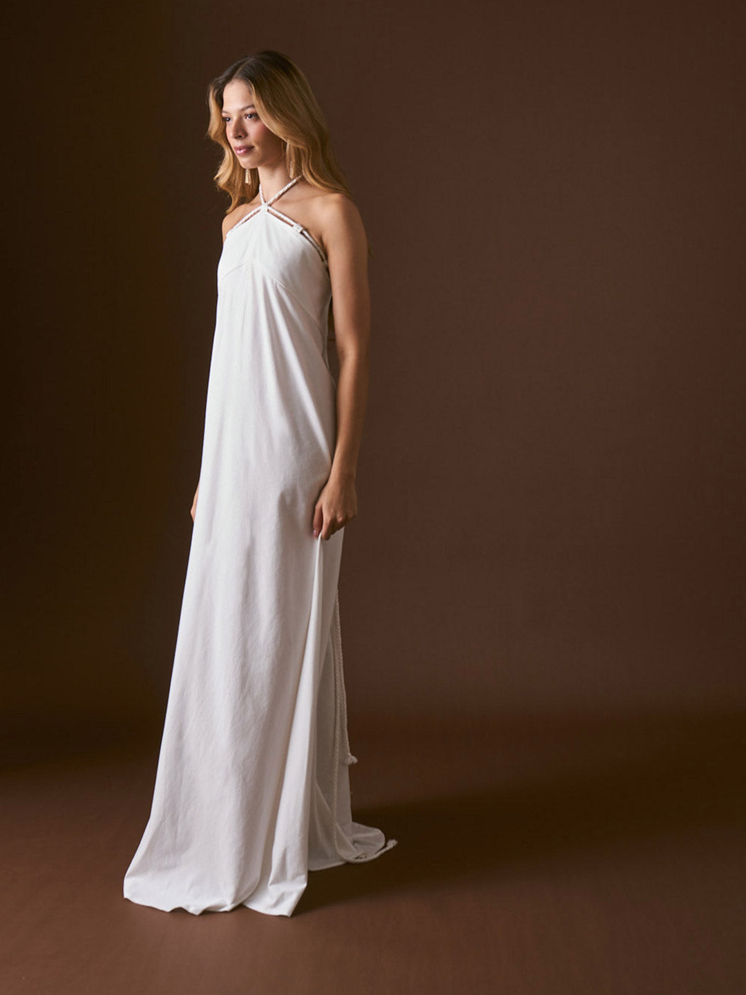 Vestido largo en Algodón Veintidós