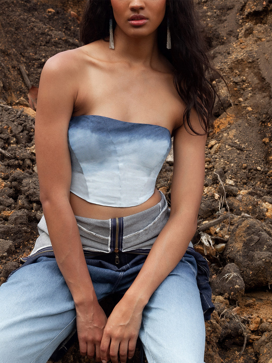 Corpiño en Denim Veintidós