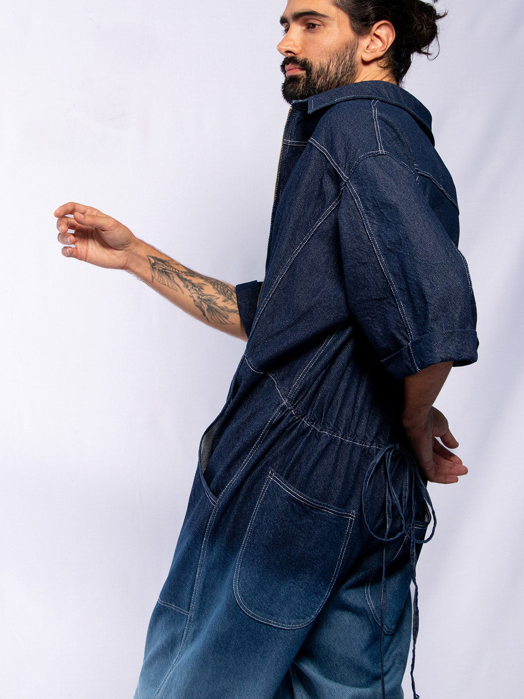 Enterizo en Denim lavado Once