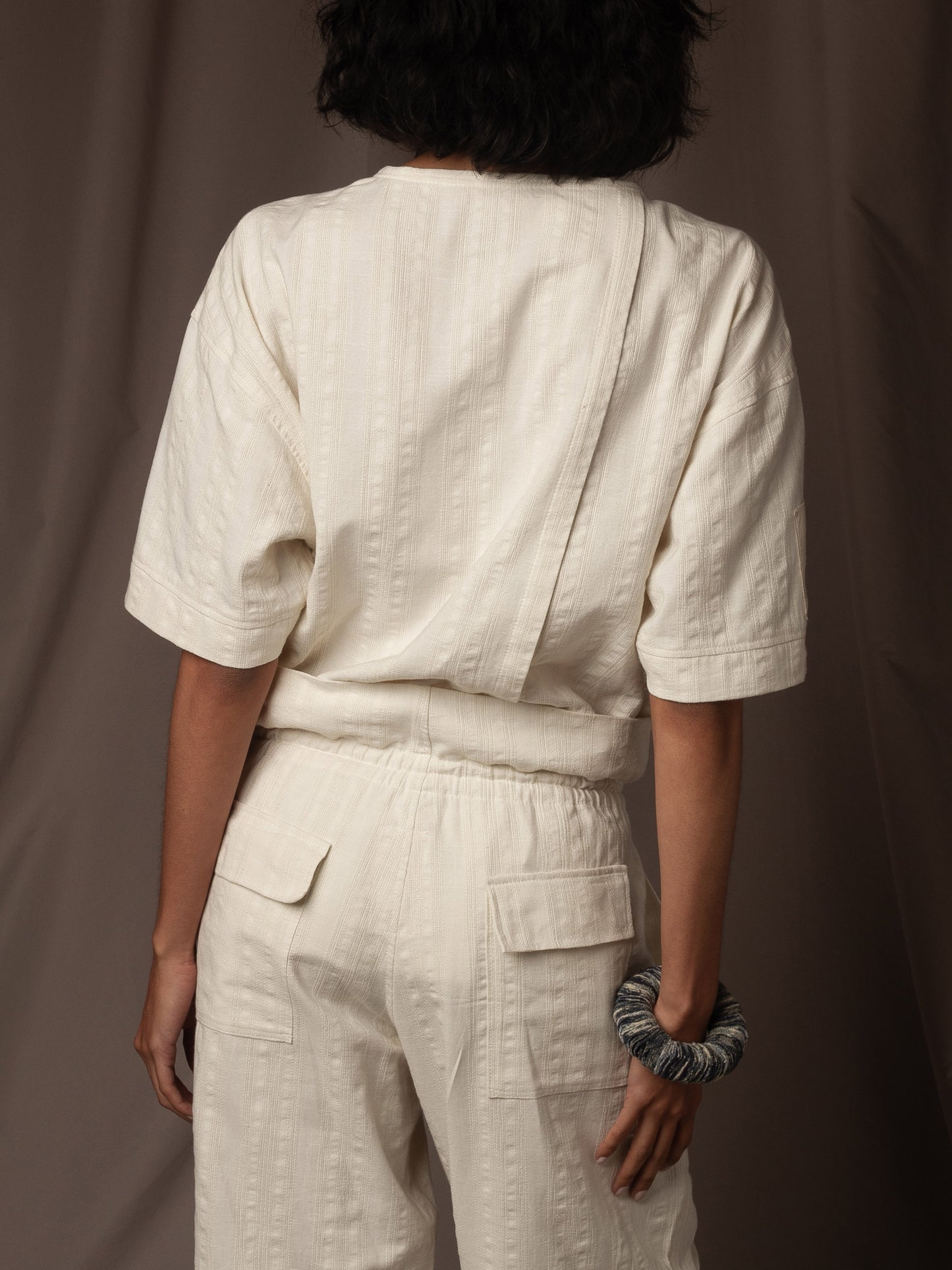 Pantalón Marfil en Algodón