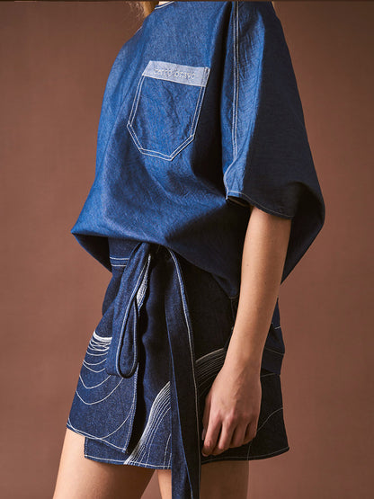Camiseta en Denim Cerro Bravo