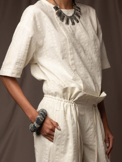 Pantalón Marfil en Algodón