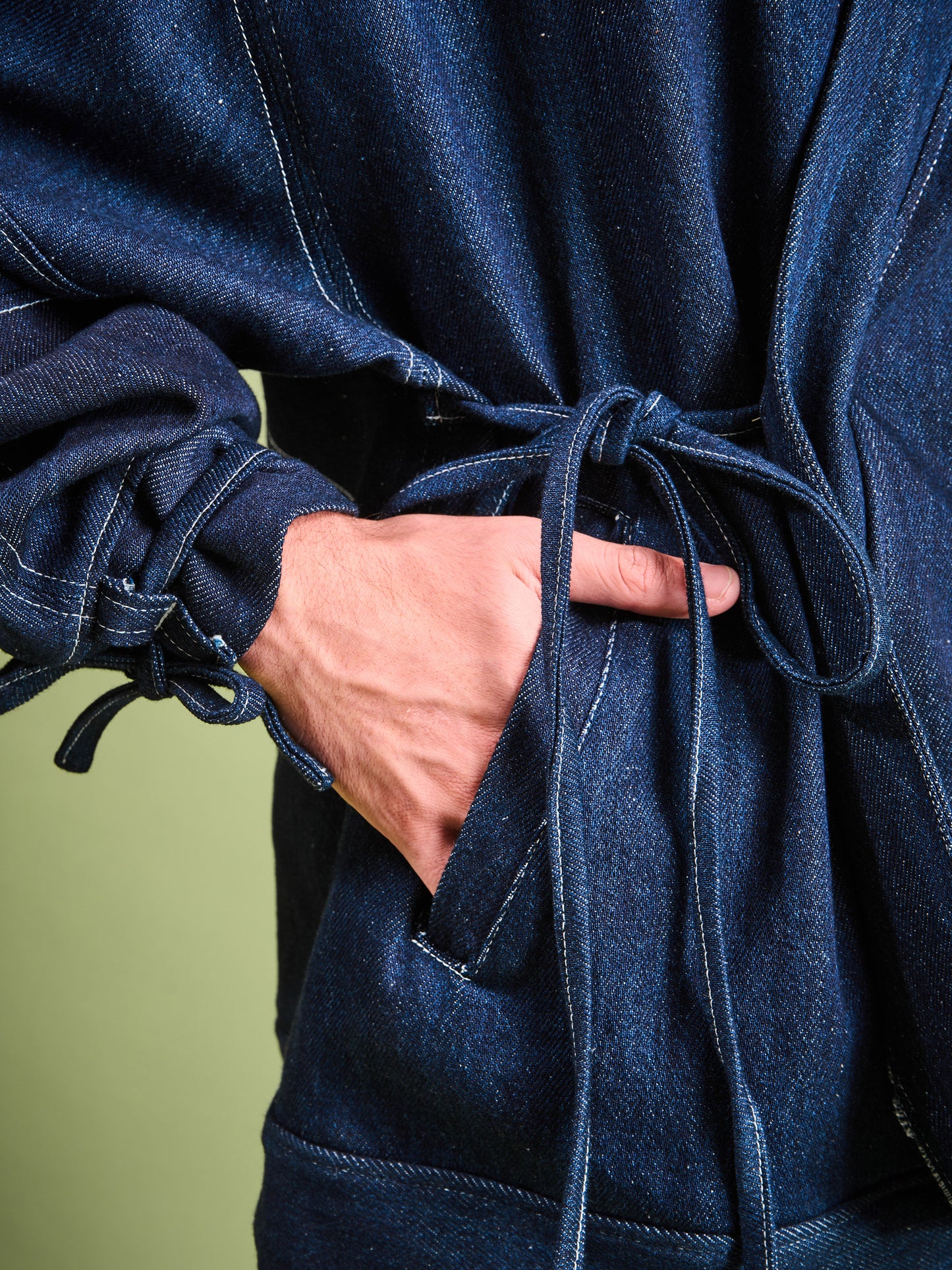 Chaqueta en Denim Algodón