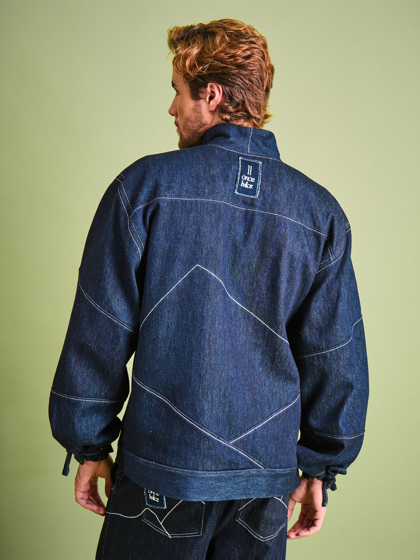 Chaqueta en Denim Algodón