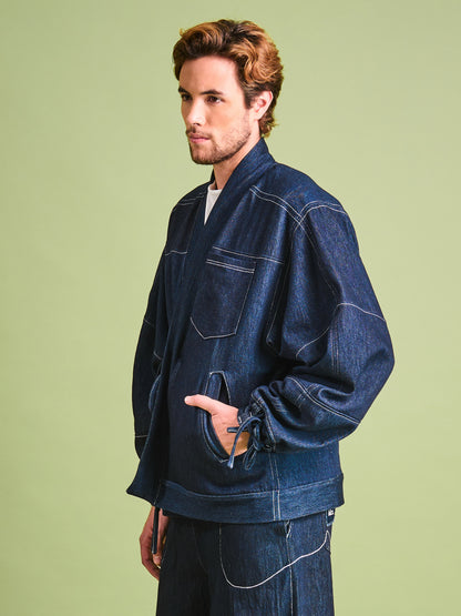 Chaqueta en Denim Algodón