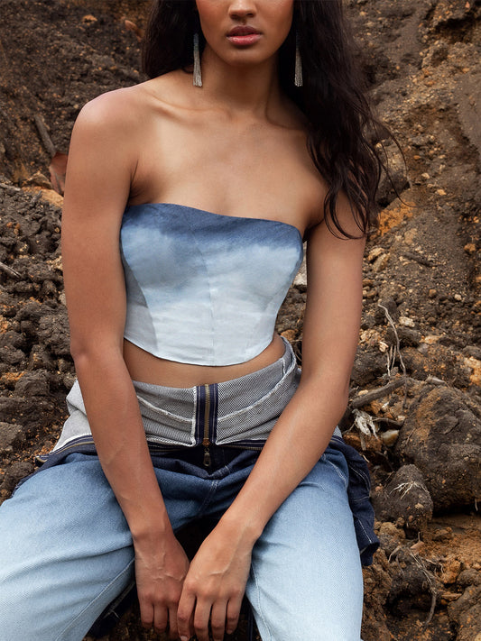 Corpiño en Denim Veintidós