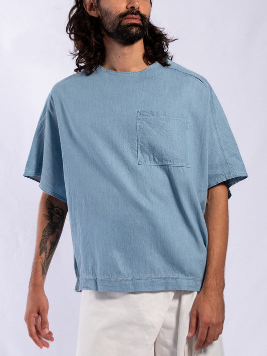 Camiseta en Denim Veintidós