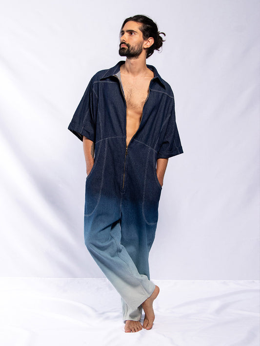 Enterizo en Denim lavado Once