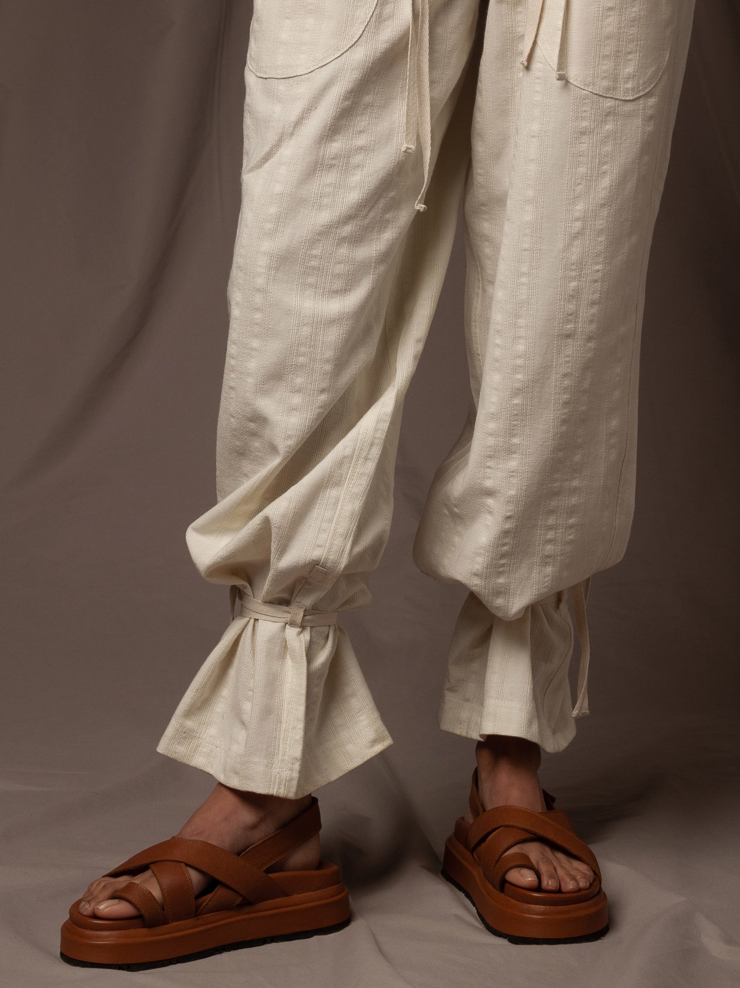 Pantalón Marfil en Algodón